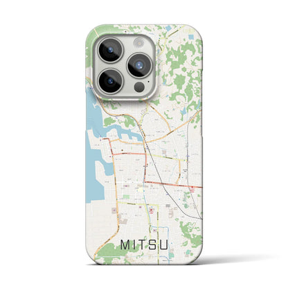 【三津（愛媛県）】地図柄iPhoneケース（バックカバータイプ）