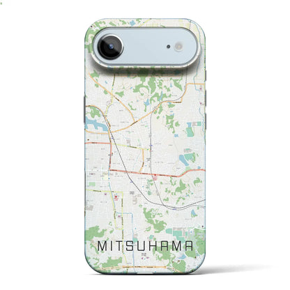 【三津浜（愛媛県）】地図柄iPhoneケース（バックカバータイプ）