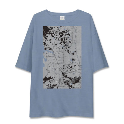 【三津浜（愛媛県）】地図柄ビッグシルエットTシャツ