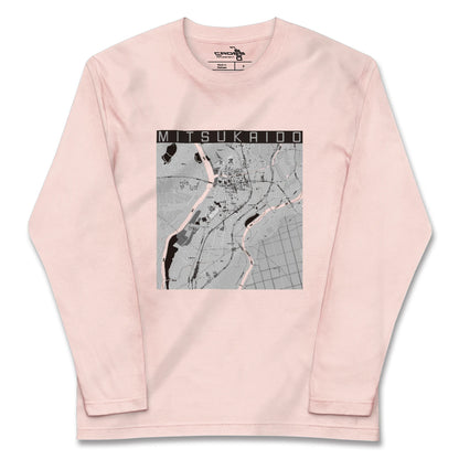 【水海道（茨城県）】地図柄ロングスリーブTシャツ