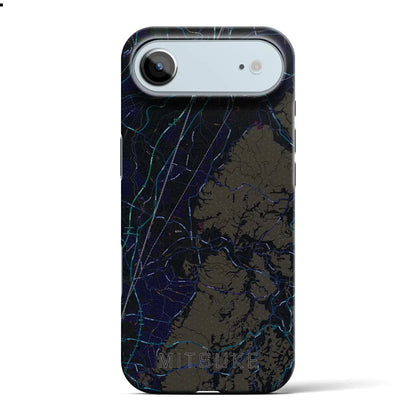 【見附（新潟県）】地図柄iPhoneケース（バックカバータイプ）