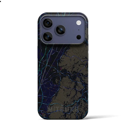 【見附（新潟県）】地図柄iPhoneケース（バックカバータイプ）