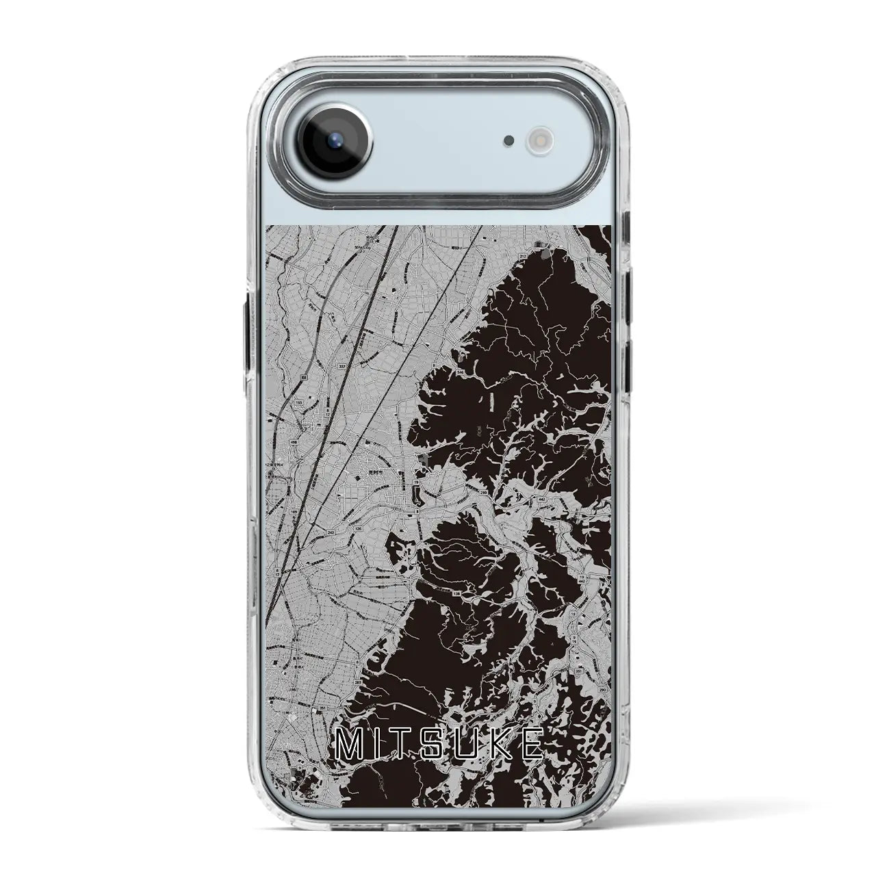 【見附（新潟県）】地図柄iPhoneケース（MagSafeタイプ）