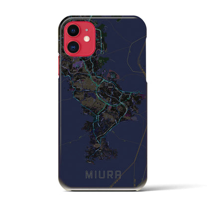 【三浦2（神奈川県）】地図柄iPhoneケース（バックカバータイプ）