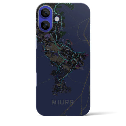 【三浦2（神奈川県）】地図柄iPhoneケース（バックカバータイプ）