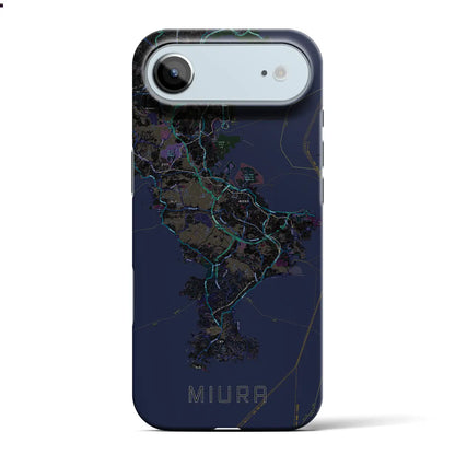 【三浦2（神奈川県）】地図柄iPhoneケース（バックカバータイプ）