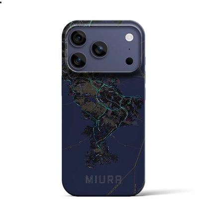 【三浦2（神奈川県）】地図柄iPhoneケース（バックカバータイプ）