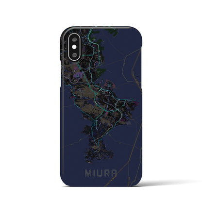 【三浦2（神奈川県）】地図柄iPhoneケース（バックカバータイプ）