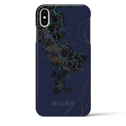 【三浦2（神奈川県）】地図柄iPhoneケース（バックカバータイプ）