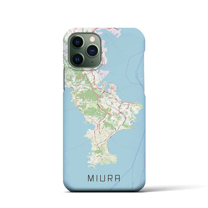 【三浦2（神奈川県）】地図柄iPhoneケース（バックカバータイプ）