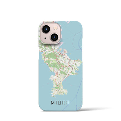 【三浦2（神奈川県）】地図柄iPhoneケース（バックカバータイプ）