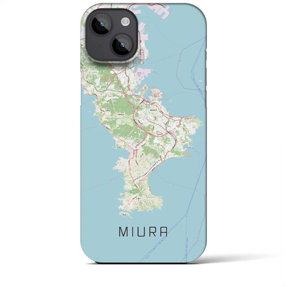 【三浦2（神奈川県）】地図柄iPhoneケース（バックカバータイプ）