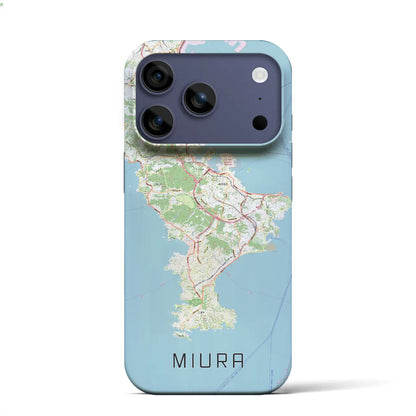 【三浦2（神奈川県）】地図柄iPhoneケース（バックカバータイプ）