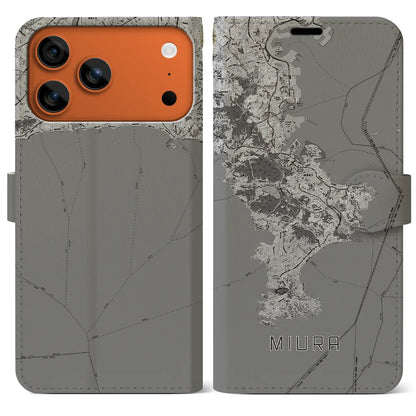 【三浦2（神奈川県）】地図柄iPhoneケース（手帳タイプ）