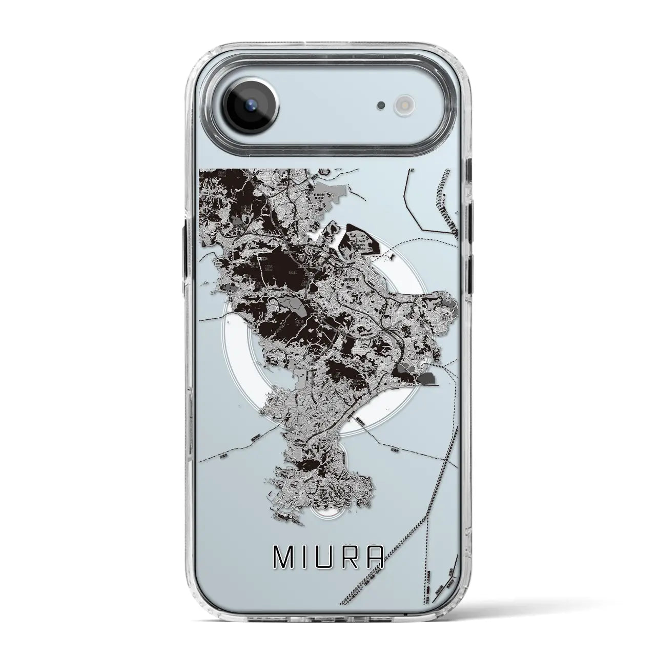 【三浦2（神奈川県）】地図柄iPhoneケース（MagSafeタイプ）