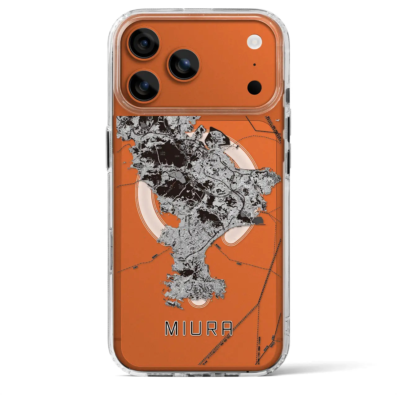 【三浦2（神奈川県）】地図柄iPhoneケース（MagSafeタイプ）