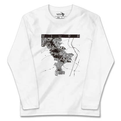 【三浦2（神奈川県）】地図柄ロングスリーブTシャツ