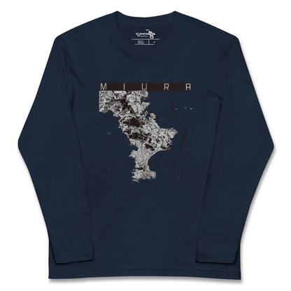 【三浦2（神奈川県）】地図柄ロングスリーブTシャツ