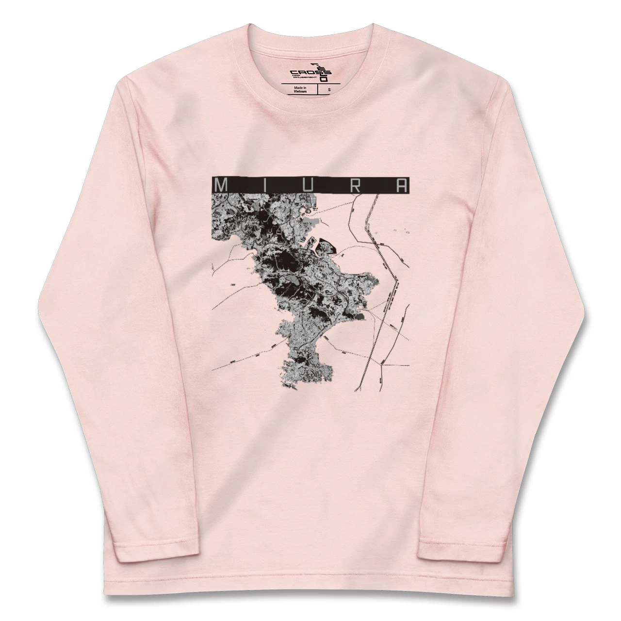 【三浦2（神奈川県）】地図柄ロングスリーブTシャツ