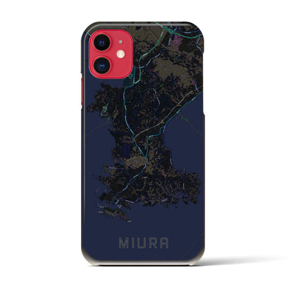 【三浦（神奈川県）】地図柄iPhoneケース（バックカバータイプ）