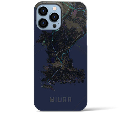 【三浦（神奈川県）】地図柄iPhoneケース（バックカバータイプ）