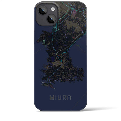 【三浦（神奈川県）】地図柄iPhoneケース（バックカバータイプ）