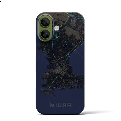 【三浦（神奈川県）】地図柄iPhoneケース（バックカバータイプ）