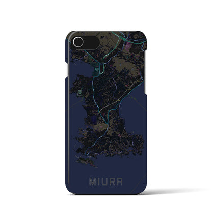 【三浦（神奈川県）】地図柄iPhoneケース（バックカバータイプ）