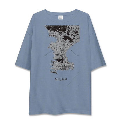【三浦（神奈川県）】地図柄ビッグシルエットTシャツ