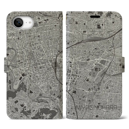 【宮城野原（宮城県）】地図柄iPhoneケース（手帳タイプ）