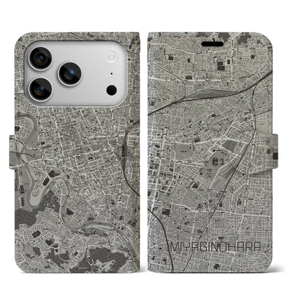 【宮城野原（宮城県）】地図柄iPhoneケース（手帳タイプ）