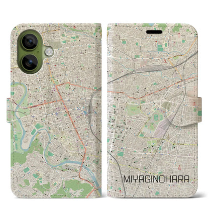 【宮城野原（宮城県）】地図柄iPhoneケース（手帳タイプ）