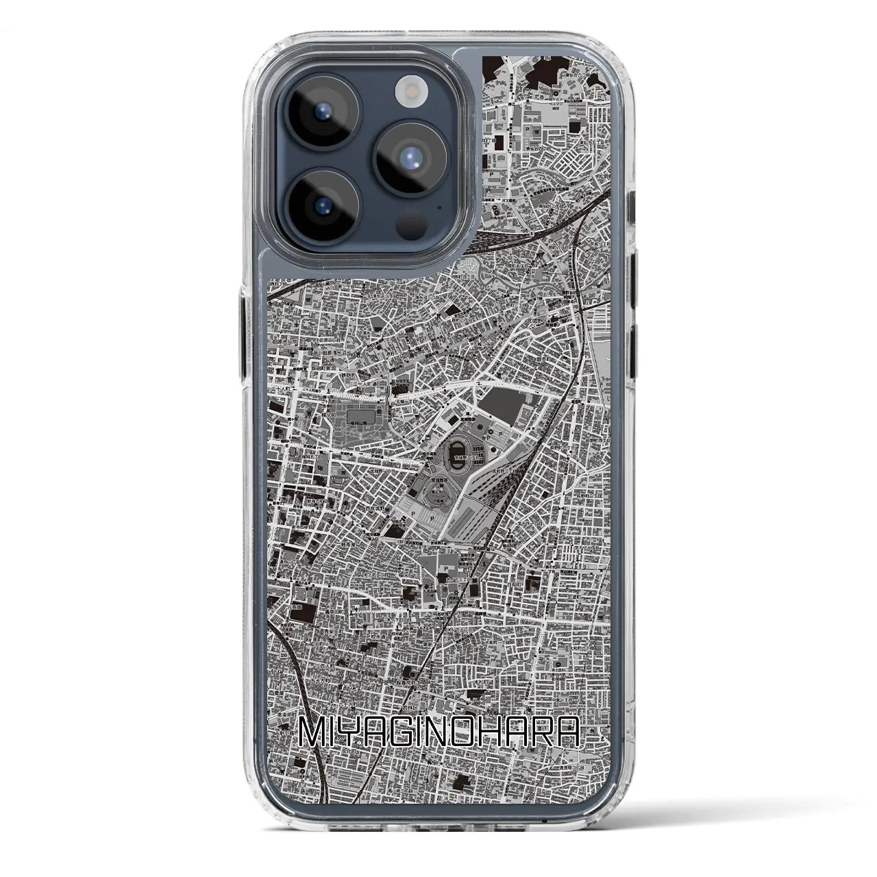 【宮城野原（宮城県）】地図柄iPhoneケース（MagSafeタイプ）