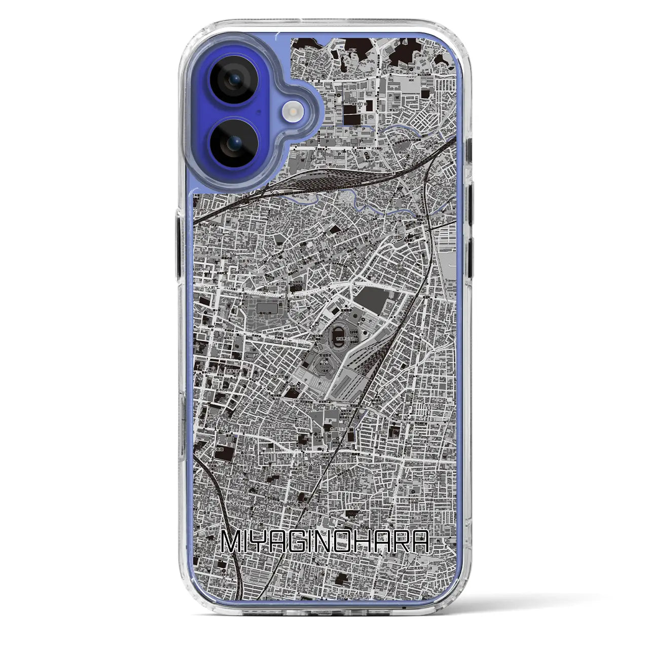 【宮城野原（宮城県）】地図柄iPhoneケース（MagSafeタイプ）