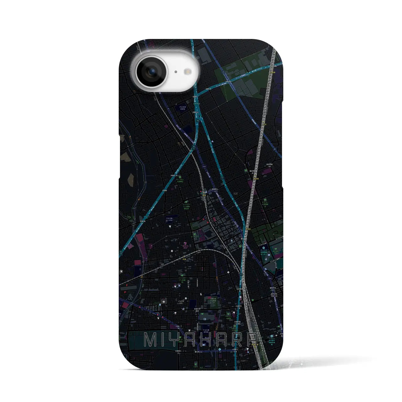 【宮原（埼玉県）】地図柄iPhoneケース（バックカバータイプ）