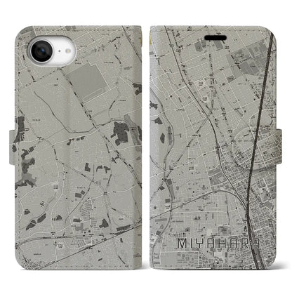 【宮原（埼玉県）】地図柄iPhoneケース（手帳タイプ）