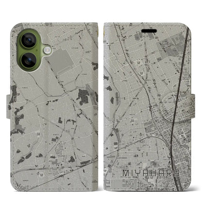 【宮原（埼玉県）】地図柄iPhoneケース（手帳タイプ）