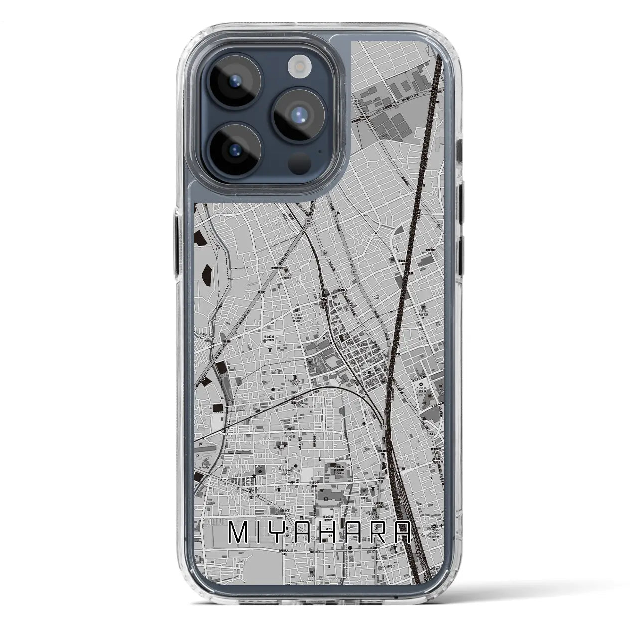 【宮原（埼玉県）】地図柄iPhoneケース（MagSafeタイプ）