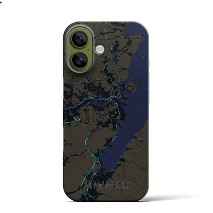 【宮古（岩手県）】地図柄iPhoneケース（バックカバータイプ）