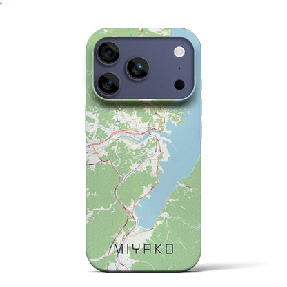 【宮古（岩手県）】地図柄iPhoneケース（バックカバータイプ）