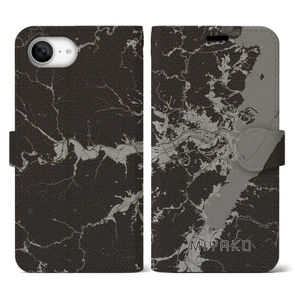 【宮古（岩手県）】地図柄iPhoneケース（手帳タイプ）