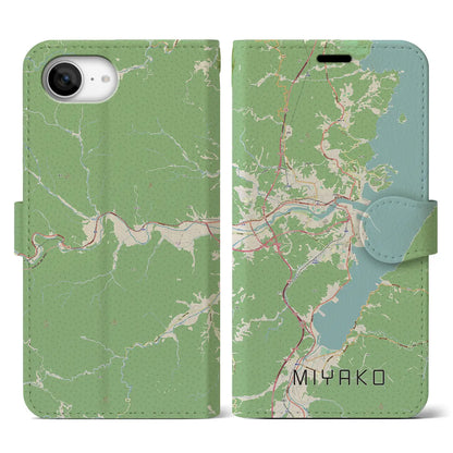 【宮古（岩手県）】地図柄iPhoneケース（手帳タイプ）