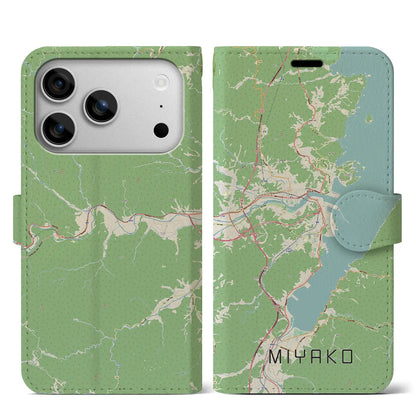 【宮古（岩手県）】地図柄iPhoneケース（手帳タイプ）