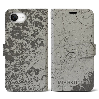 【都城（宮崎県）】地図柄iPhoneケース（手帳タイプ）