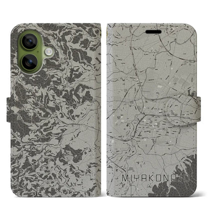 【都城（宮崎県）】地図柄iPhoneケース（手帳タイプ）