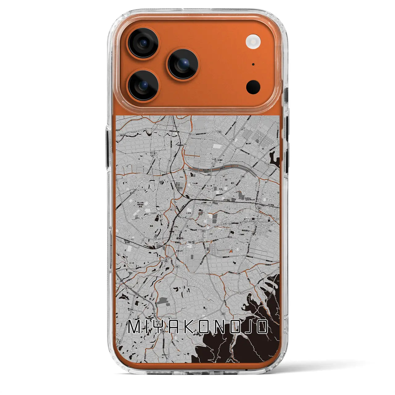 【都城（宮崎県）】地図柄iPhoneケース（MagSafeタイプ）