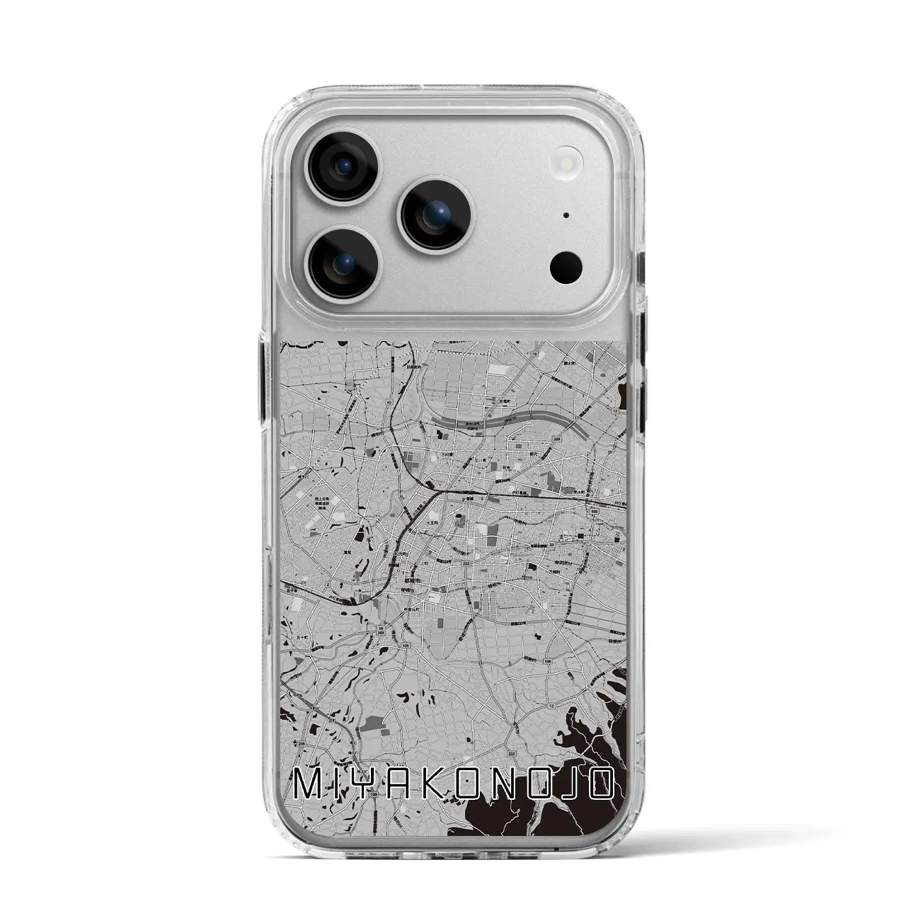 【都城（宮崎県）】地図柄iPhoneケース（MagSafeタイプ）