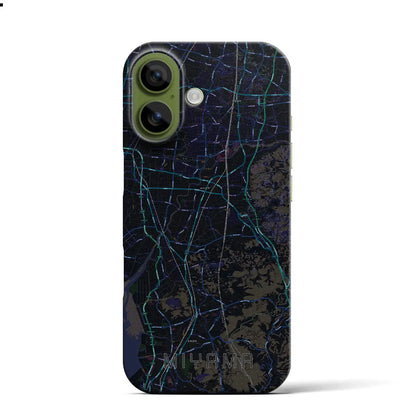 【みやま（福岡県）】地図柄iPhoneケース（バックカバータイプ）