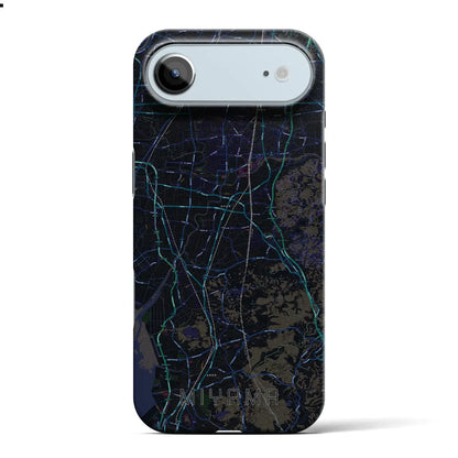 【みやま（福岡県）】地図柄iPhoneケース（バックカバータイプ）