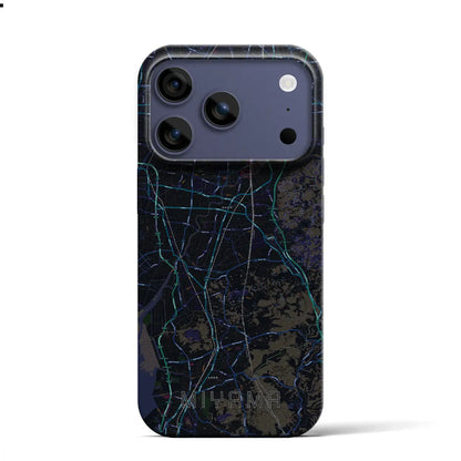 【みやま（福岡県）】地図柄iPhoneケース（バックカバータイプ）